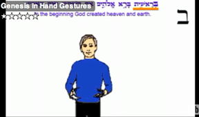Genesis in Hand Gestures Video
